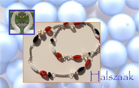 k 048 - € 10,00 - Lengte 93 cm - kan enkel of dubbel worden gedragen